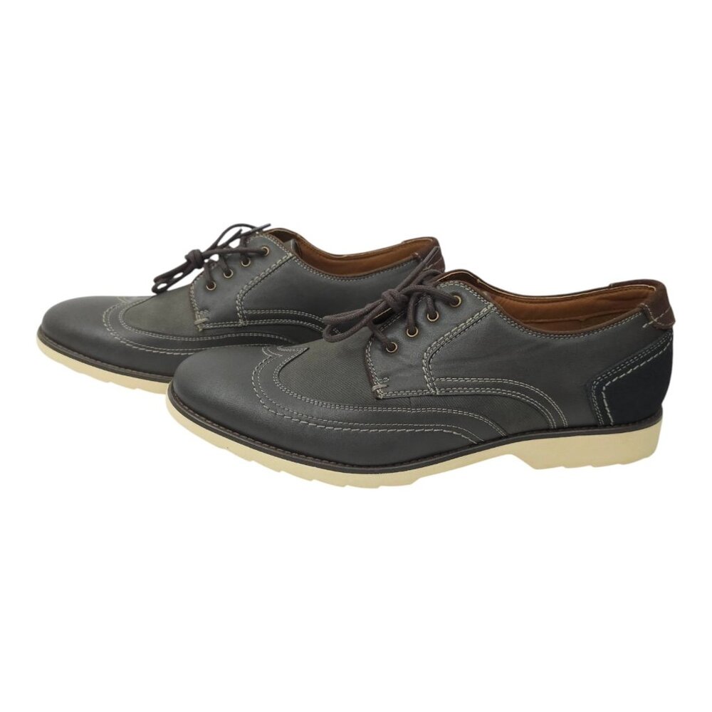 Dockers Maxwell Wingtip Oxford Shoes Mens Size 10 M Gray Lace Up